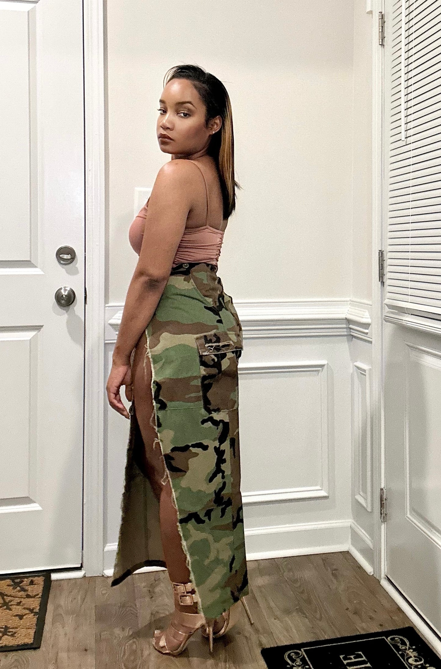 We Salute Camo Skirt